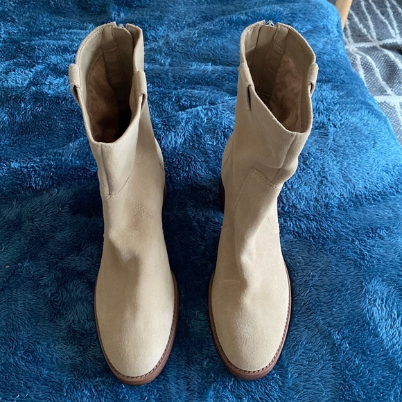 Vince Camuto Suede Booties Size 11 - Picture 1 of 8